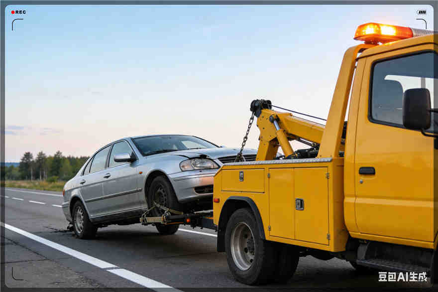 渝中区拖车救援电话【案例】